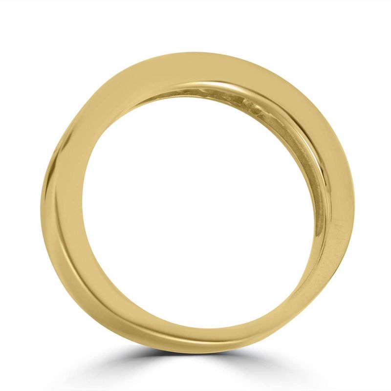 Pompeii3 1ct Princess Cut Diamond Wedding Anniversary Ring 14k Yellow Gold, 3 of 5