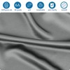 PiccoCasa Hair and Skin Hidden Zipper 25 Momme 6A Silk Pillow Case - 3 of 4