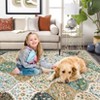Vintage Distressed Rugs Machine Washable Area Rug - 4 of 4