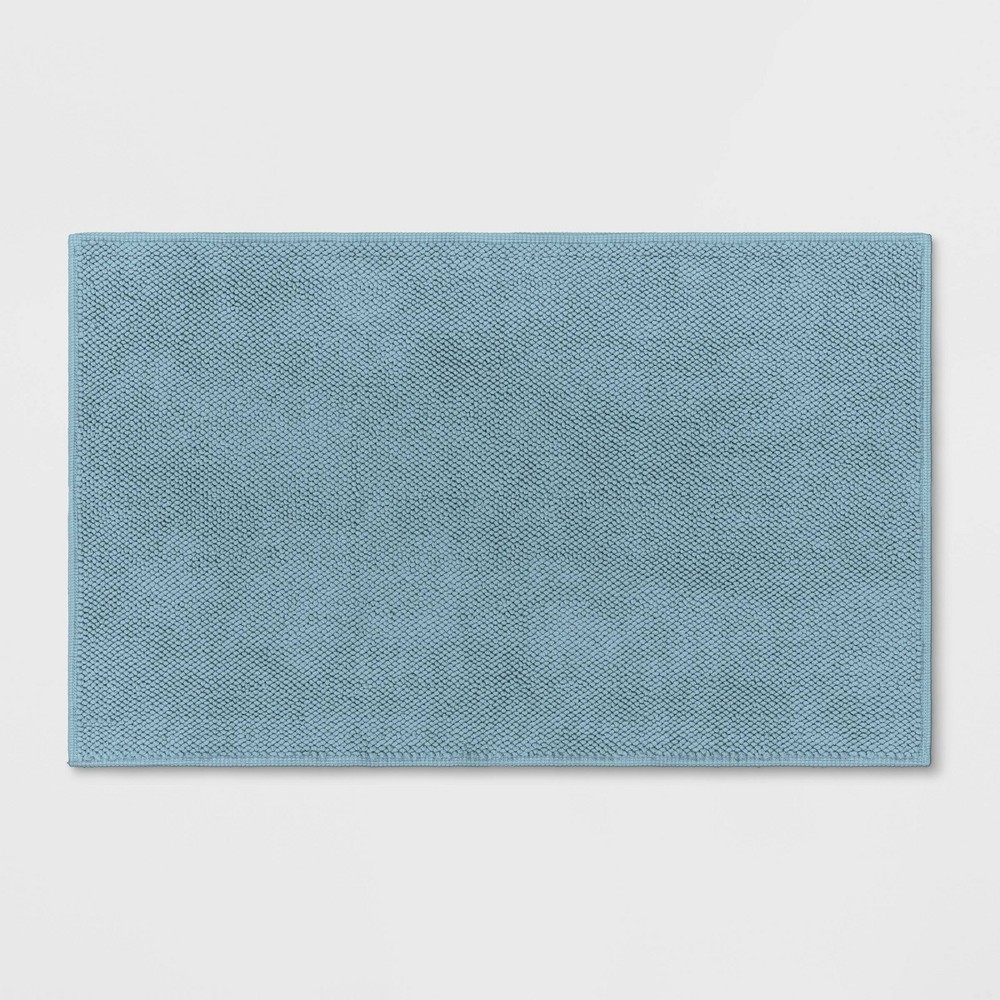 21"x34" Bath Mat Aqua - Threshold Signature