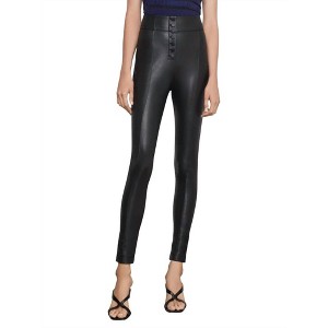 Women's Button-front Leather Legging - BCBGMAXAZRIA - 1 of 2