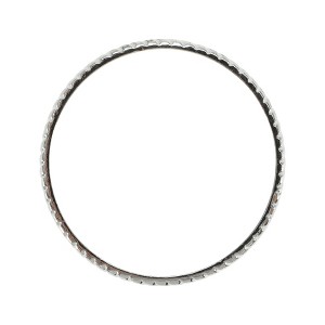 Unique Bargains Napkin Rings Beads Stainless Steel 1 Pc - 1 of 3