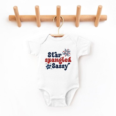 The Juniper Shop Star Spangled Firework Baby Bodysuit