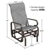 Yaheetech Outdoor Rocking Chair W/ Breathable Sling Fabric for Porch, Patio, Balcony - 3 of 4