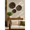 Uttermost Peonia Bronze Floral Outdoor Wall Art – Set of 3 Decorative Panels - 2 of 4