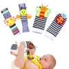 Baby Wrist Rattle Socks and Foot Finder Set, Perfect Baby Toys for 0-12 Months Newborn Boys.... - 2 of 4
