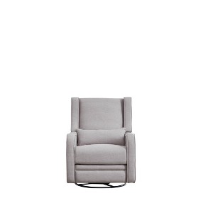 Westwood Design Elsa Manual Swivel Glider Pearl - River Gray - 1 of 4