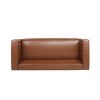 Sapphtopaz Modern PU Leather Sofa Couch Upholstered 3-Seater Sofa with Extra Deep Seat & Wood Legs,Comfy Couches for Living Room,Apartment - 4 of 4