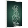 Amanti Art The Emerald Meerkat by Ema Paraschiv Framed Canvas Wall Art - 3 of 4