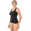 Body Beautiful Shapewear Slimming Top with feminine lace trim Nylon - 4 of 4