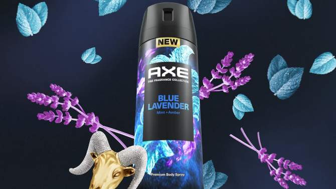 Axe Blue Lavender 72-Hour Aluminum-Free Premium Body Spray - Mint + Amber - 4oz, 2 of 11, play video