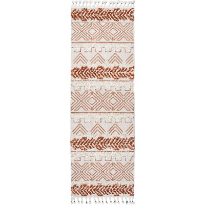 Nuloom Zuri Shaggy Banded Indoor Area Rug