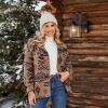 Women's Cozy Southwestern Printed Fleece Button-Up Jacket - Cupshe - 4 of 4