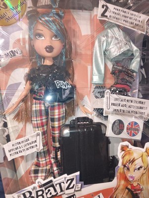 Bratz Pretty 'N' Punk Yasmin Fashion Doll with 2 Outfits and Suitcase,  Collectors Ages 6 7 8 9 10+