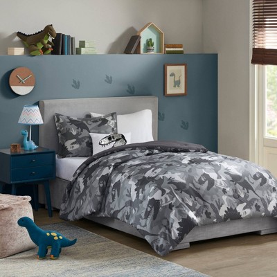 New Gray Camouflage Twin XL Size Comforter Set Sheet Boy's Bedding Girl's Camo