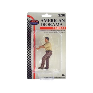"4X4 Mechanic" Figure 3 for 1/18 Scale Models by American Diorama - 1 of 4