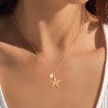 14K Gold Plated Shell/Starfish/Anchor/Dolphin Pendant Necklaces Ocean Beach Summer Jewelry for Women - 2 of 4