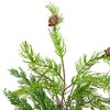 Northlight Real Touch™️ Potted Mixed Pine and Cedar Artificial Christmas Tree - 24" - Unlit - image 3 of 4