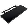 vidaXL Floating Wall Shelves 2 pcs Black 39.4 in.x7.9 in.x1.5 in. - 4 of 4