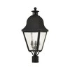 Livex Lighting Amwell 3 - Light Post Light in  Black - 2 of 4