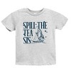 The Juniper Shop Spill The Tea Sis Boat Youth Short Sleeve Tee - 2 of 4