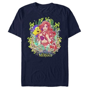 Men's The Little Mermaid Ariel Reimagined Movie Poster T-Shirt - 1 of 4