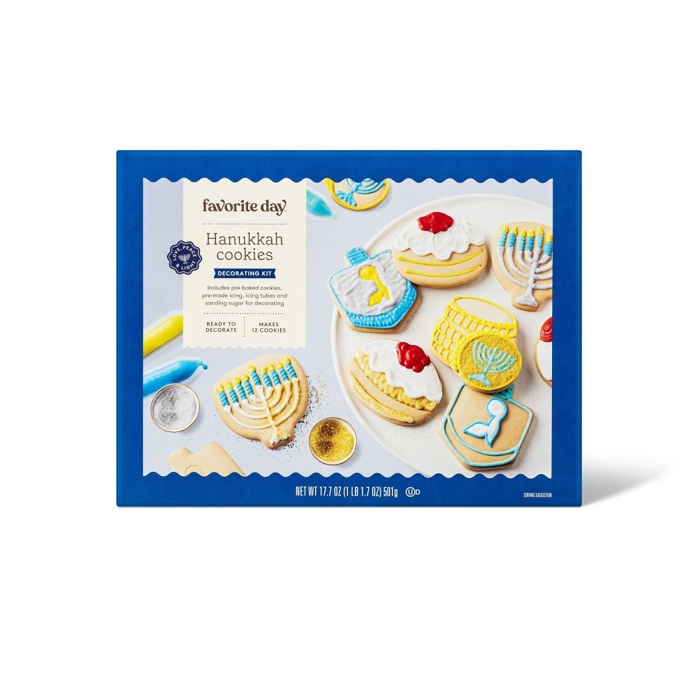 Hanukkah Cookie Kit - 17.7oz/12ct - Favorite Day