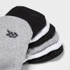 Women's Cushioned 6+1 Bonus Pack Liner Athletic Socks - All In Motion™ White/Heather Gray/Black 4-10 - 3 of 3