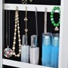 Kumasinova 65.9" Full Length Mirror with Storage,360° Swivel Mirror Full Length Jewelry Cabinet,Full Body Mirror with Lock for Bedroom,Silver - 4 of 4