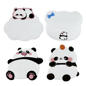 Wrapables Cute Panda Sticky Notes, Adhesive Memo Notepads for Home, Office, Work (Set of 8) - 1 of 4