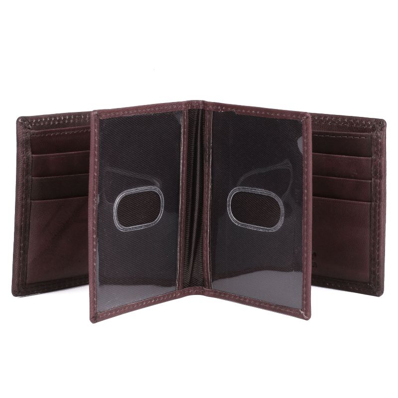 J. Buxton Hunt Credit Card Billfold Leather Wallet with Card Case, 5 of 8
