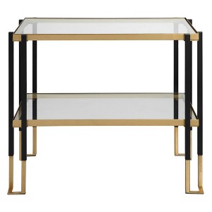 Uttermost Kentmore Glass Side Table - 1 of 4