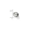 Black Bow Jewelry Sterling Silver Polished Grooved Bali Bead Charm - 2 of 3