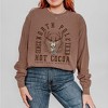 Simply Sage Market Women's Santa Claus Approved Long Sleeve Garment Dyed Tee - 2 of 4