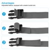 Unique Bargains Travel Outdoor Bag Luggage Packing Utility Strap with Buckle - 4 of 4
