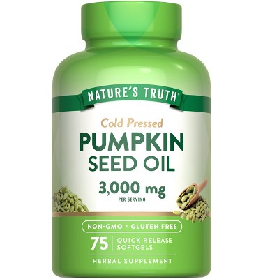 Nature's Truth Pumpkin Seed Oil 3000mg | 75 Softgels