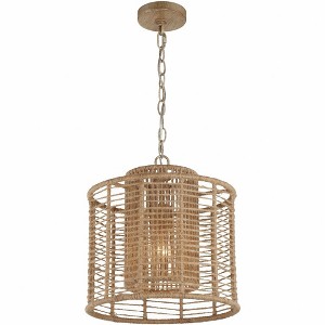 Crystorama Lighting Jayna 1 - Light Pendant in  Burnished Silver - 1 of 4