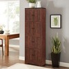 SKRAN 72.4" H Tall Storage Cabinet with 8 Doors and 4 Shelves, Wall Storage Cabinet for Living Room, Kitchen, Office, Bedroom, Bathroom - 2 of 4