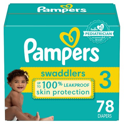 Pampers Swaddlers Disposable Diapers - Size 3 - 78ct