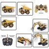 Joyfy 2PCS Remote Control Construction Vehicle Toy Set, RC Excavator & RC Dump Truck for Imaginative Play, Birthday Gifts for Toddlers Boys Girls - 4 of 4