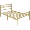 Yaheetech Metal Platform Bed Frame with Cloud-inspired Design Headboard - 2 of 4