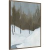 Amanti Art 23"x30" Deep Snow III by Jacob Green Framed Canvas Wall Art Print - 2 of 4
