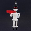 Italian Ornaments 8.25 In Drumming Snowman Mgd Ornament Free-Blown Tree Ornaments - 2 of 3