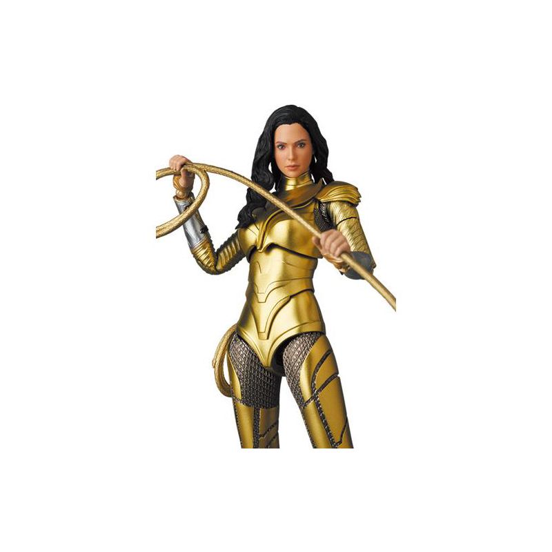 Medicom -  Wonder Woman - Golden Armor Mafex Action Figure, 2 of 9