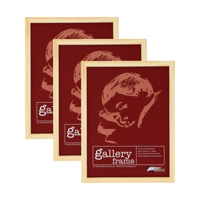 Ambiance Framing Ambiance Gallery Quality Artist Wooden Picture Frame 4x4" - Natural - 3 Pack