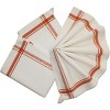 Aunt Martha's Stitch 'Em Up Retro Stripe Towels 18"X28" 3/Pk-Orange Stripe - image 2 of 3