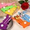 Unique Bargains Easter Bunny Knife Forks Decorative Flatware Storage Holders 5.9" x 3.2" 36 Pcs - 4 of 4