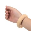 Unique Bargains DIY Crafting Natural Smooth Unfinished Wood Rings 6 Pcs - 4 of 4