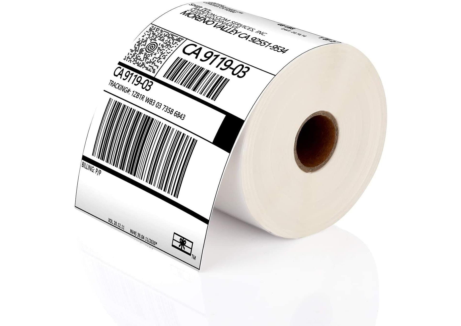 JADENS 4x6" Thermal Shipping Label 350 Labels/Roll, 1 Pack