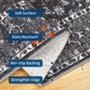 Garvee Area Rugs for Living Room Bedroom Floral Washable Rug Vintage Low Pile Non-Slip Indoor Rug - 4 of 4